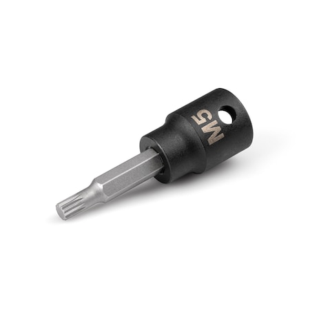Tekton 3/8 Inch Drive x M5 Triple Square Bit Impact Socket SIB18205